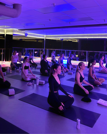 Slow Sunday Heat · Sweat, Mingle & Goodiebags